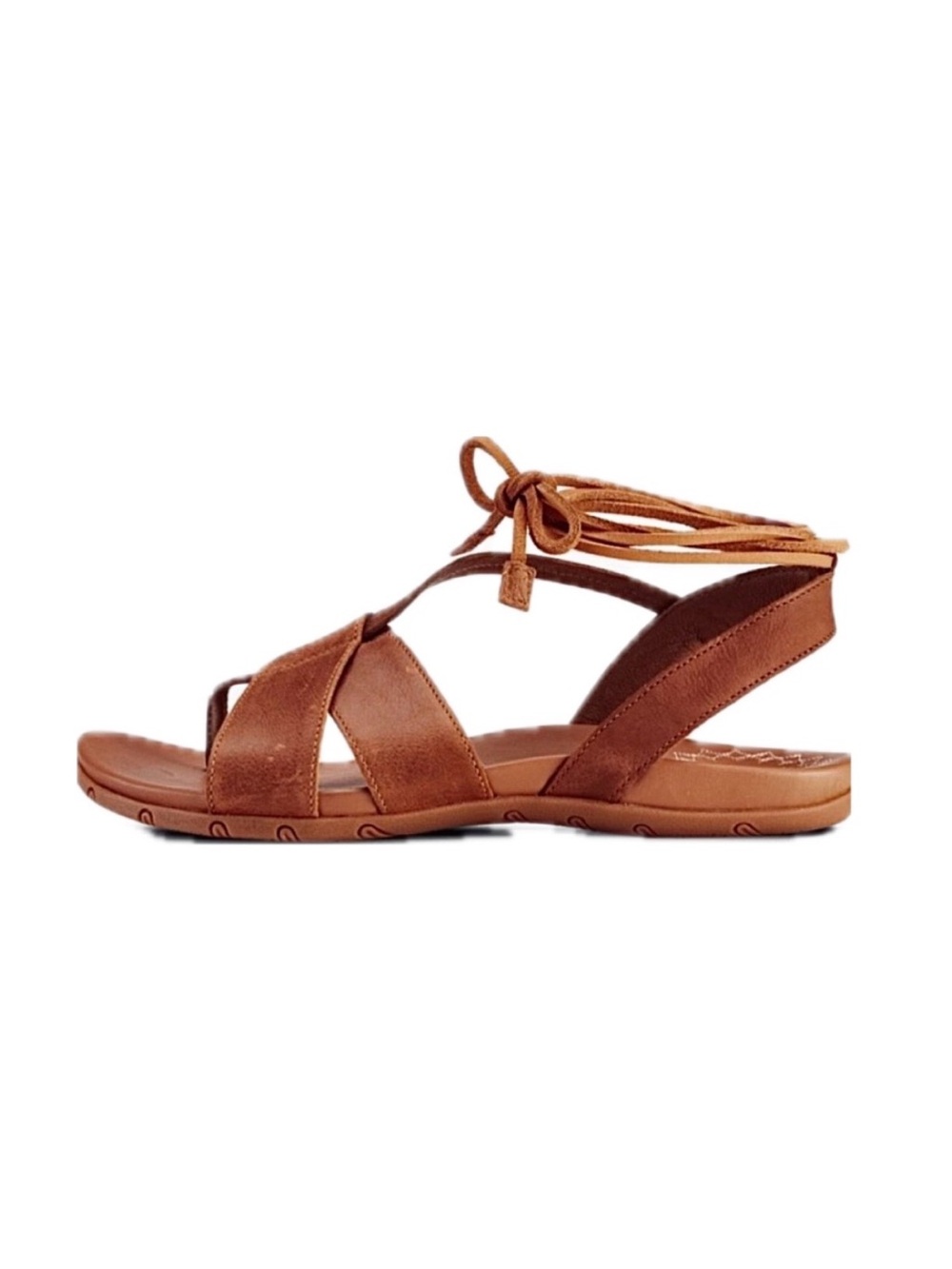 Chaco Gladiator Brown Leather Sandal Size 6